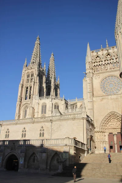 Blick Auf Die Kathedrale Von Burgos — Stockfoto