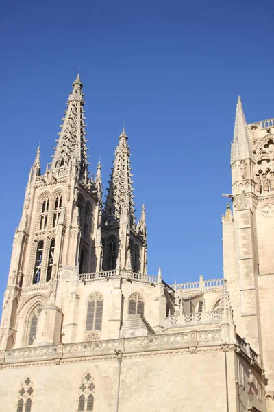 Blick Auf Die Kathedrale Von Burgos — Stockfoto