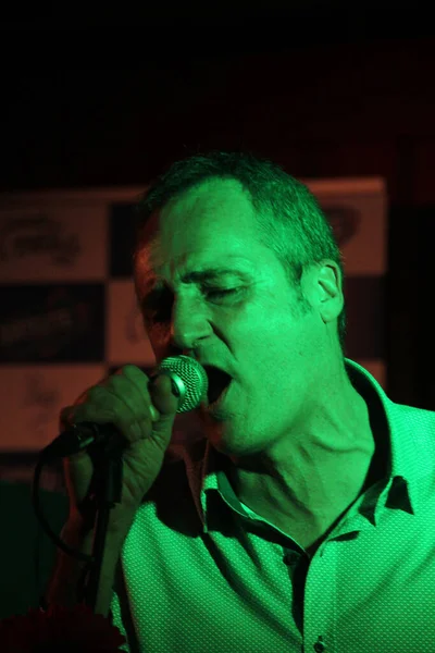 Konserde şarkı söylemek.