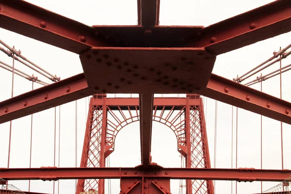 Висячий Мост Португалете — стоковое фото