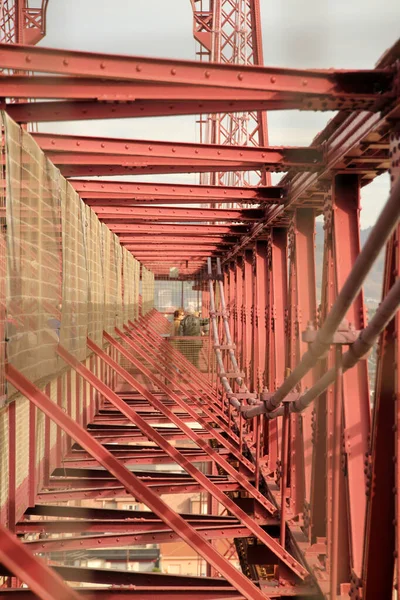 Ponte Pendurada Biscaia Portugalete — Fotografia de Stock