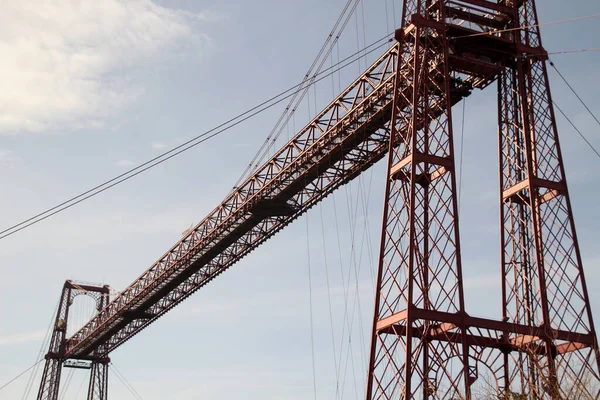 Ponte Pendurada Biscaia Portugalete — Fotografia de Stock