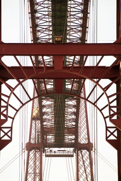 Ponte Pendurada Biscaia Portugalete — Fotografia de Stock