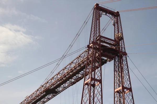 Ponte Pendurada Biscaia Portugalete — Fotografia de Stock