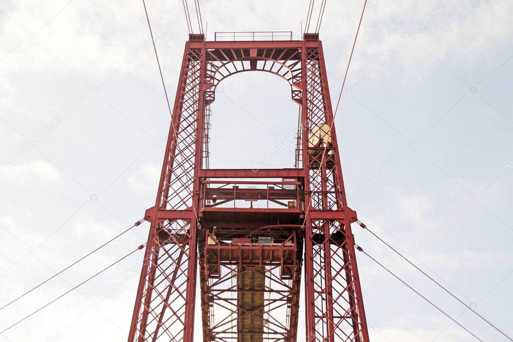 Hanging Bridge of Biscay in Portugalete