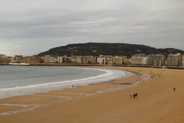 Κτίριο Στην Πόλη Του San Sebastian — Φωτογραφία Αρχείου