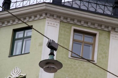 Helsinki şehrinin mimarisi.