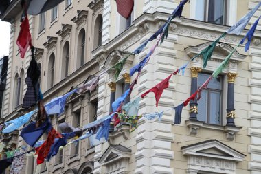 Helsinki şehrinin mimarisi.