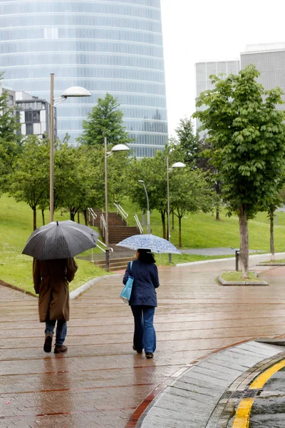 Día Lluvioso Ciudad — Foto de Stock