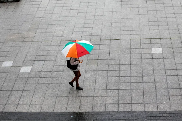 Giornata Piovosa Città — Foto Stock