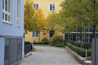 Münih şehir merkezinde mimarlık