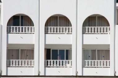 Tunus kıyısındaki turistik otel