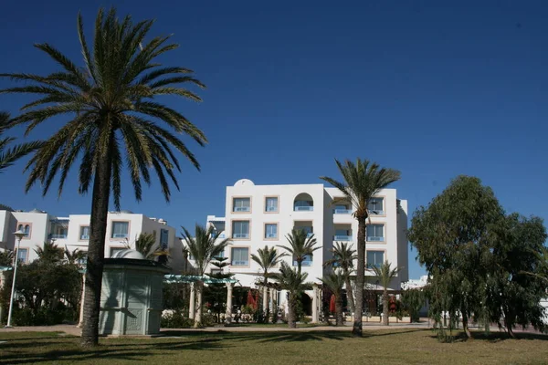 Turistický Hotel Břehu Tuniska — Stock fotografie