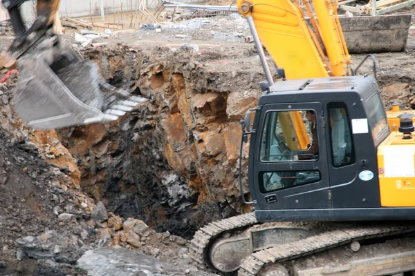 Baustelle Urbanen Umfeld — Stockfoto