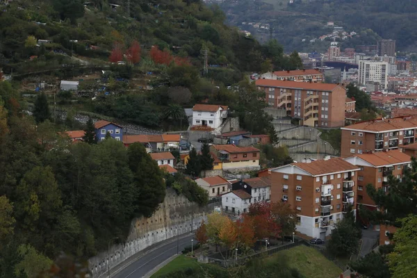 Budynek Dzielnicy Bilbao — Zdjęcie stockowe