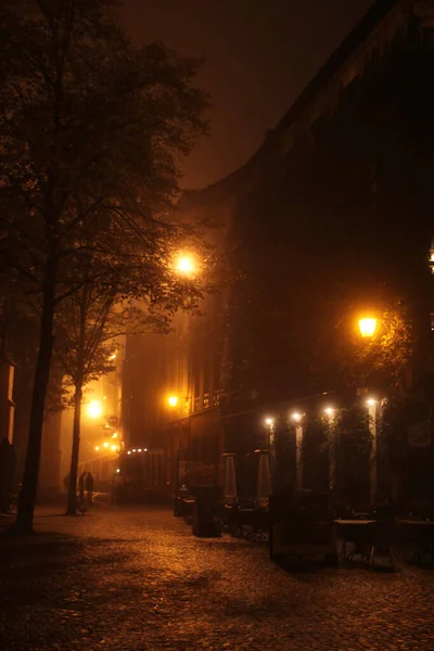 Old Town Antwerp Night — Stock Photo, Image