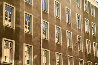 Stockholm, İsveç şehir merkezinde bir bina.