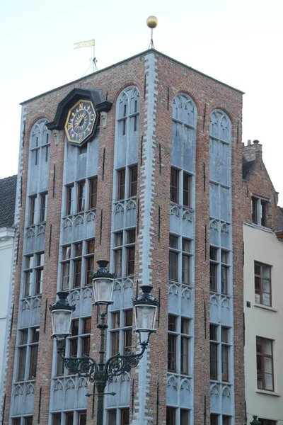 Άποψη Της Παλιάς Πόλης Της Brugge — Φωτογραφία Αρχείου