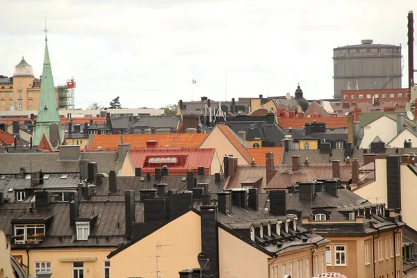 Gebouw Het Centrum Van Stockholm Zweden — Stockfoto