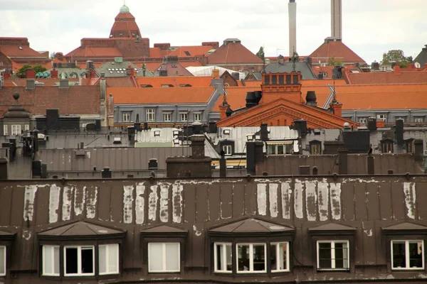 Byggnad Centrala Stockholm Sverige — Stockfoto