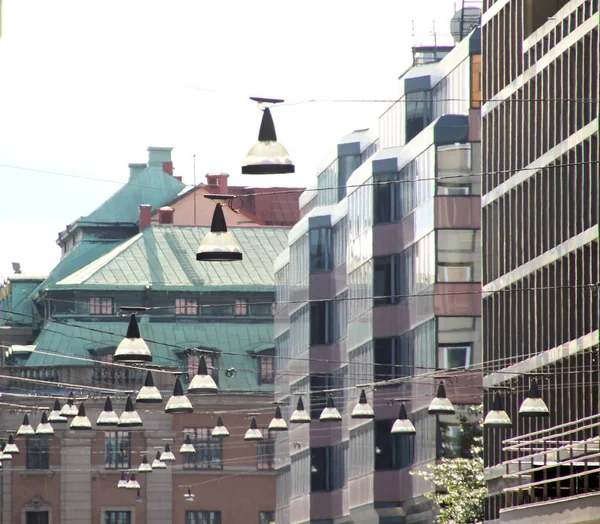 瑞典斯德哥尔摩市中心的大楼 — 图库照片