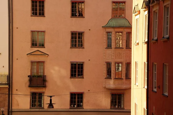 Byggnad Centrala Stockholm Sverige — Stockfoto