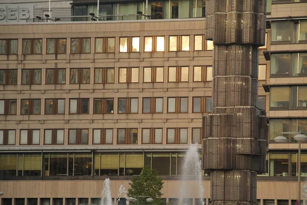 Byggnad Stockholms Stad — Stockfoto