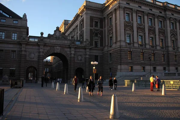 Stockholm Bir Bina — Stok fotoğraf