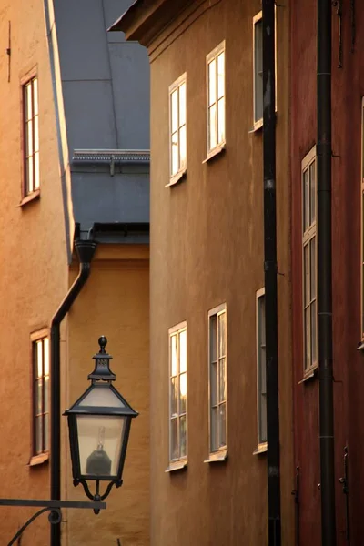 Здание Городе Стокгольм — стоковое фото