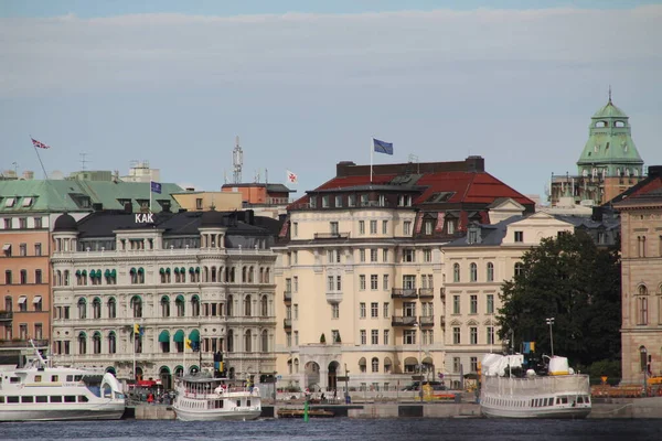 Gebäude Der Stadt Stockholm — Stockfoto