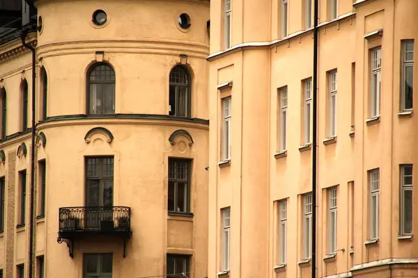 Здание Городе Стокгольм — стоковое фото