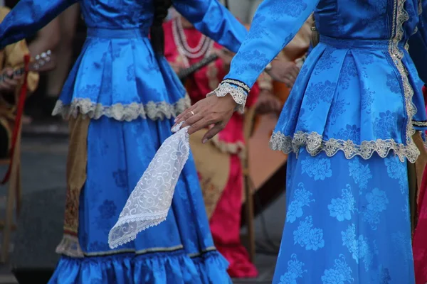 Bir Sokak Festivalinde Rus Halk Dansları Sergisi — Stok fotoğraf