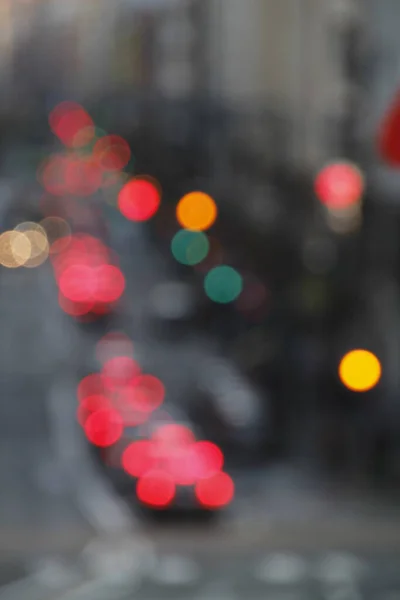 City Lights Bokeh Effect — Stock Photo, Image