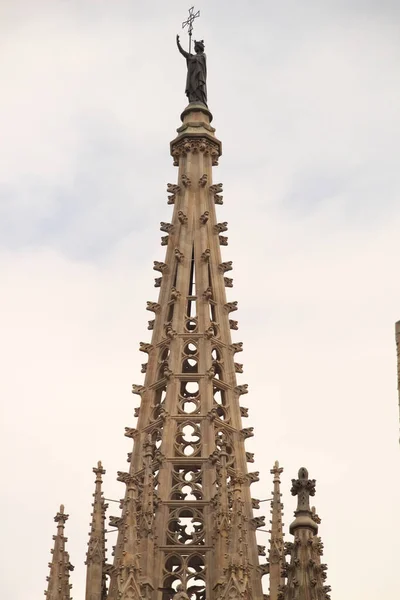 Detail Katedrály Barceloně — Stock fotografie