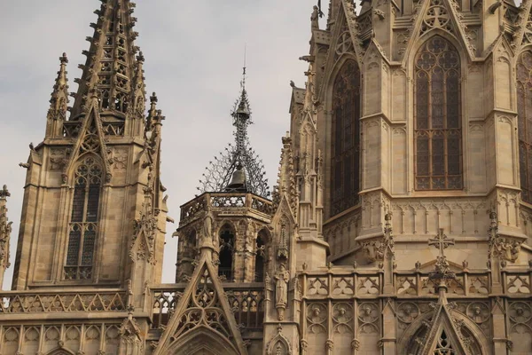 Detail Der Kathedrale Von Barcelona — Stockfoto