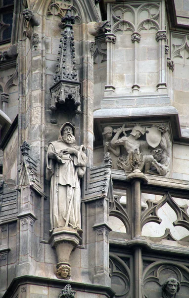 巴塞罗那大教堂的细节 — 图库照片