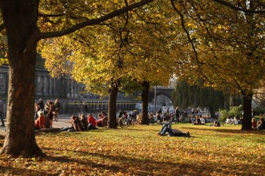 Berlin 'de sonbahar günü