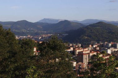 Bilbao şehrindeki şehir manzarası
