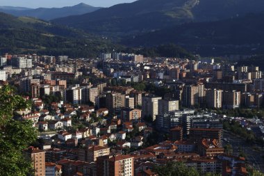 Bilbao şehrindeki şehir manzarası