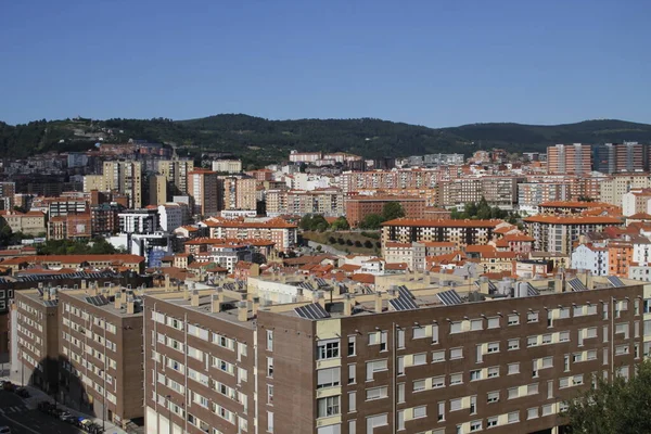 Bilbao Şehrindeki Şehir Manzarası — Stok fotoğraf