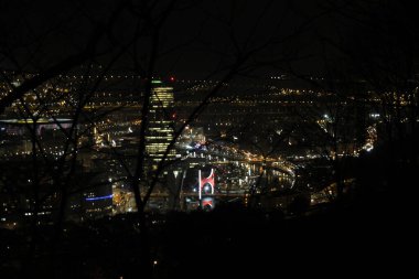 Bilbao şehrindeki şehir manzarası