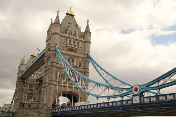 Utsikt Tower Bridge London – stockfoto