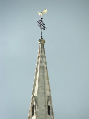 Paris 'teki bir kilisenin detayları.