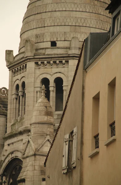 Detalj Det Heliga Hjärtat Paris — Stockfoto