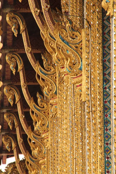 Detail Eines Tempels Bangkok — Stockfoto