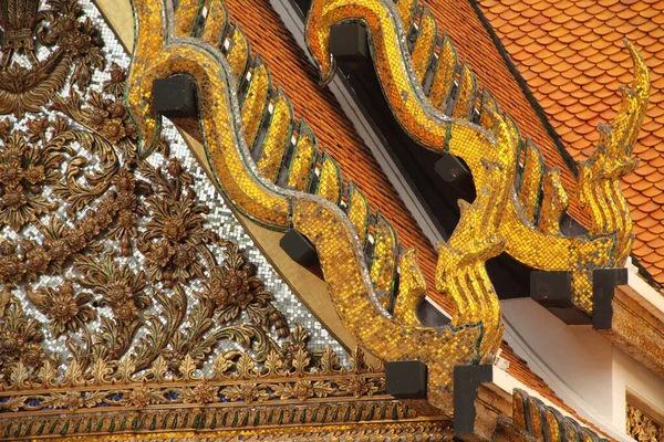 Detail Eines Tempels Bangkok — Stockfoto