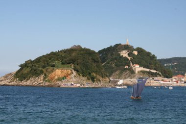 San Sebastian şehrinde şehir manzarası