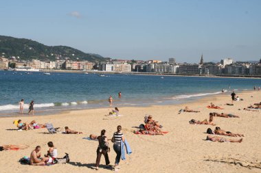 San Sebastian şehrinde şehir manzarası