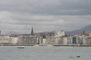 San Sebastian şehrinde şehir manzarası