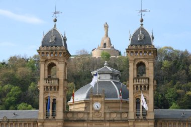 San Sebastian şehrinde şehir manzarası